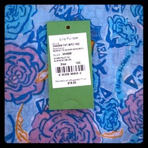Lilly Pulitzer Murfette Alpha Xi Delta Scarf